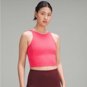 Lululemon Women’s Align High Neck Tank Top in Lip Gloss Pink - Size 10